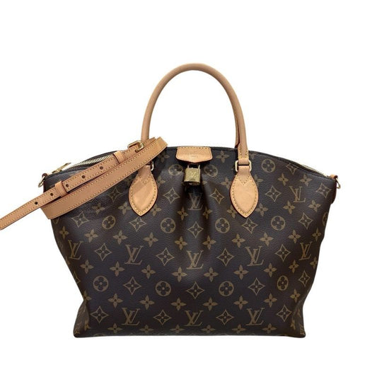 Louis Vuitton Poésie MM Monogram Canvas Handbag - Brown