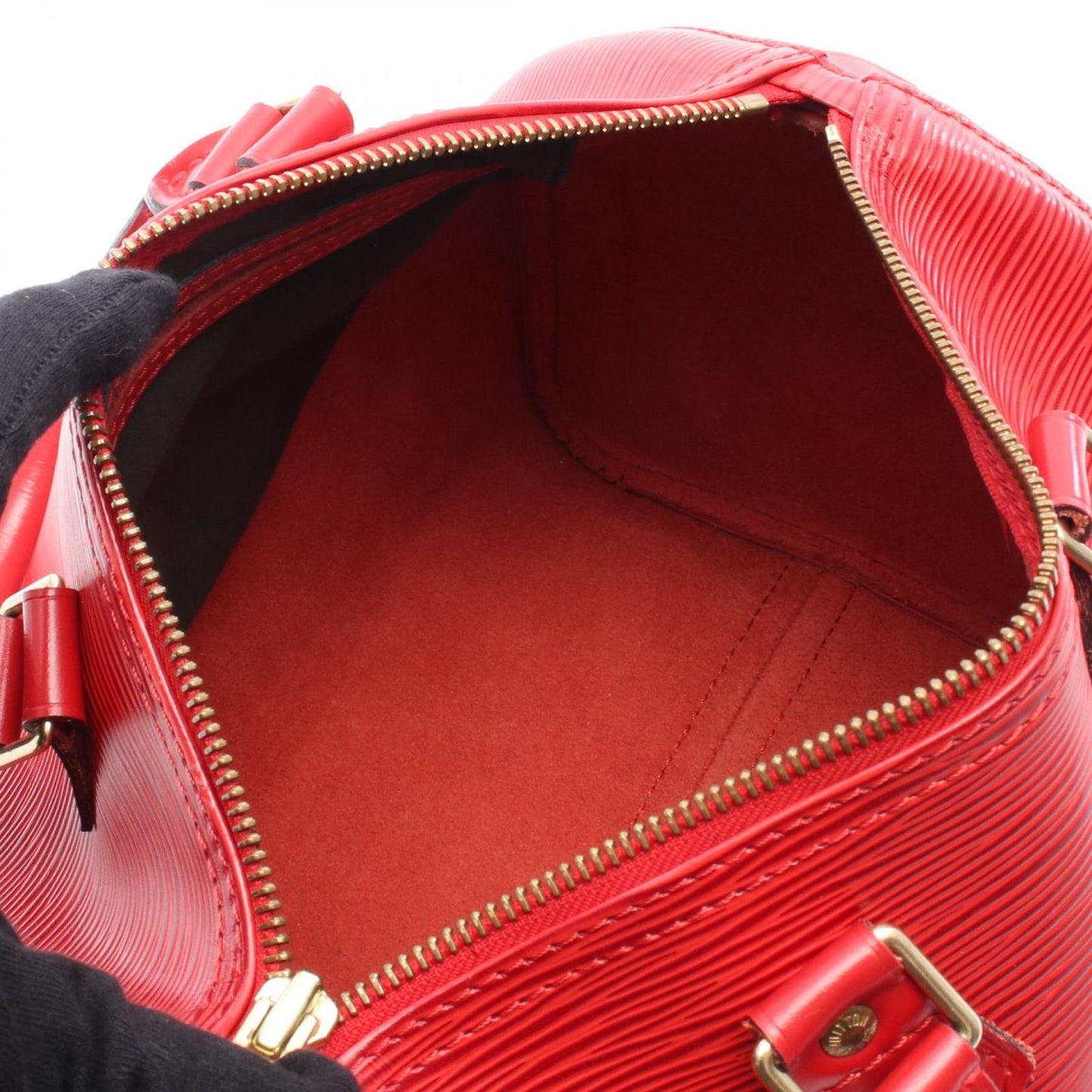 Louis Vuitton Speedy 25 Handbag in Castilian Red - Timeless Elegance