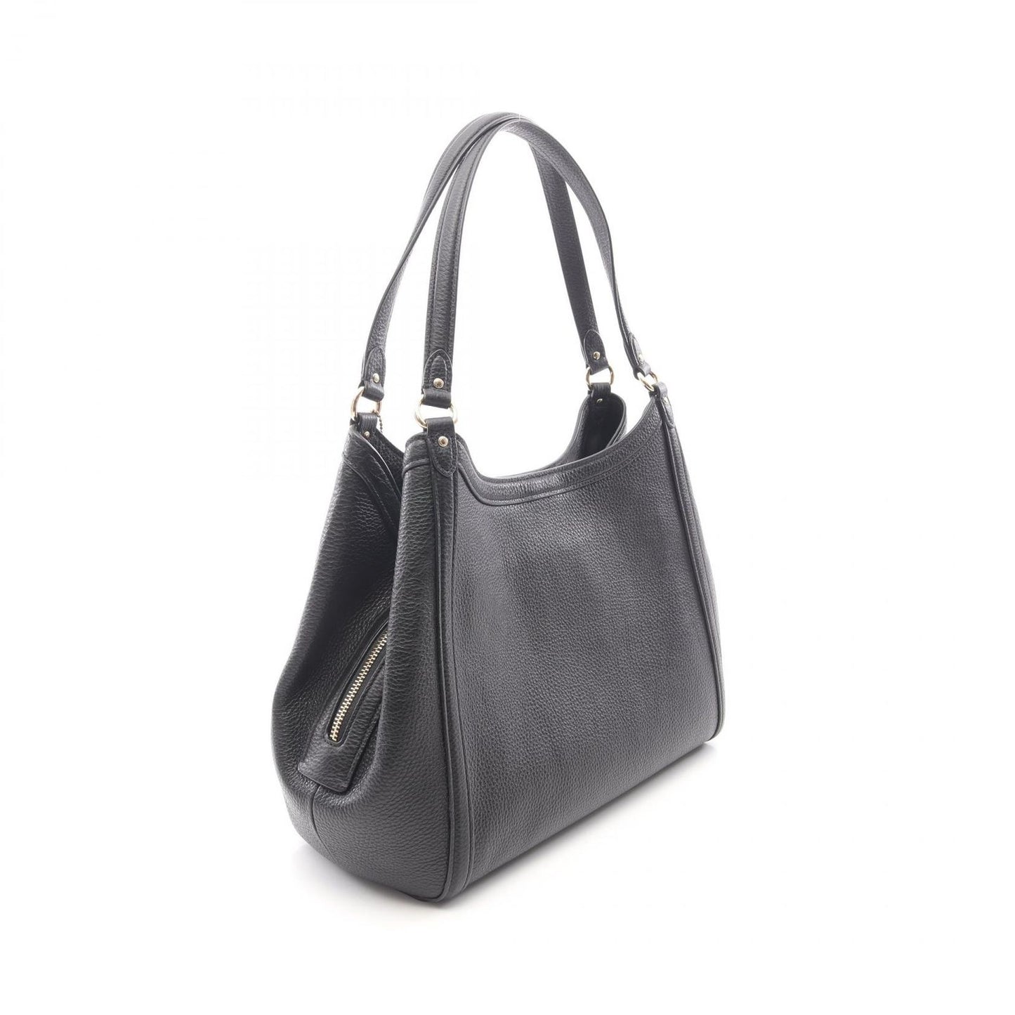 COACH Christie Shoulder Bag in Black Leather - Timeless Elegance