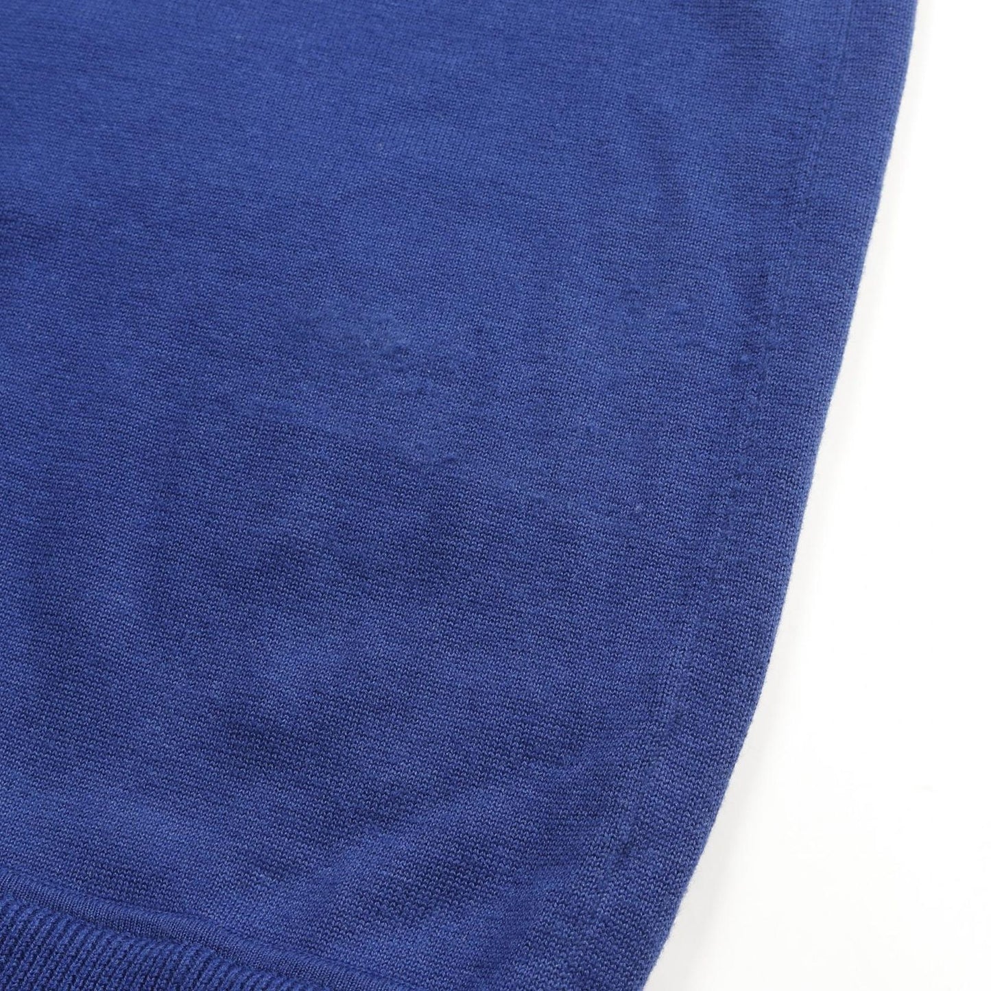 HERMES Silk Cotton Dress in Elegant Blue - Size 34