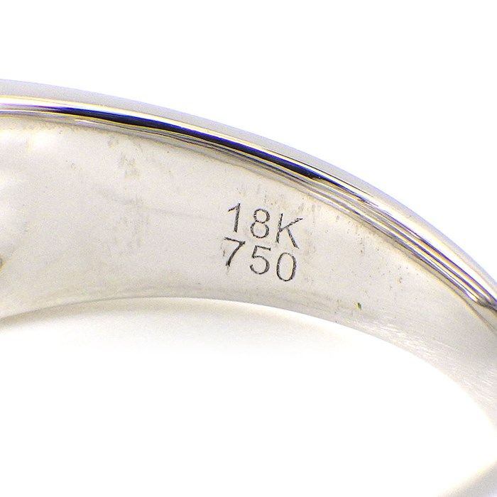 Exquisite Diamond Flower Pave Ring in K18 White Gold - 0.99ct