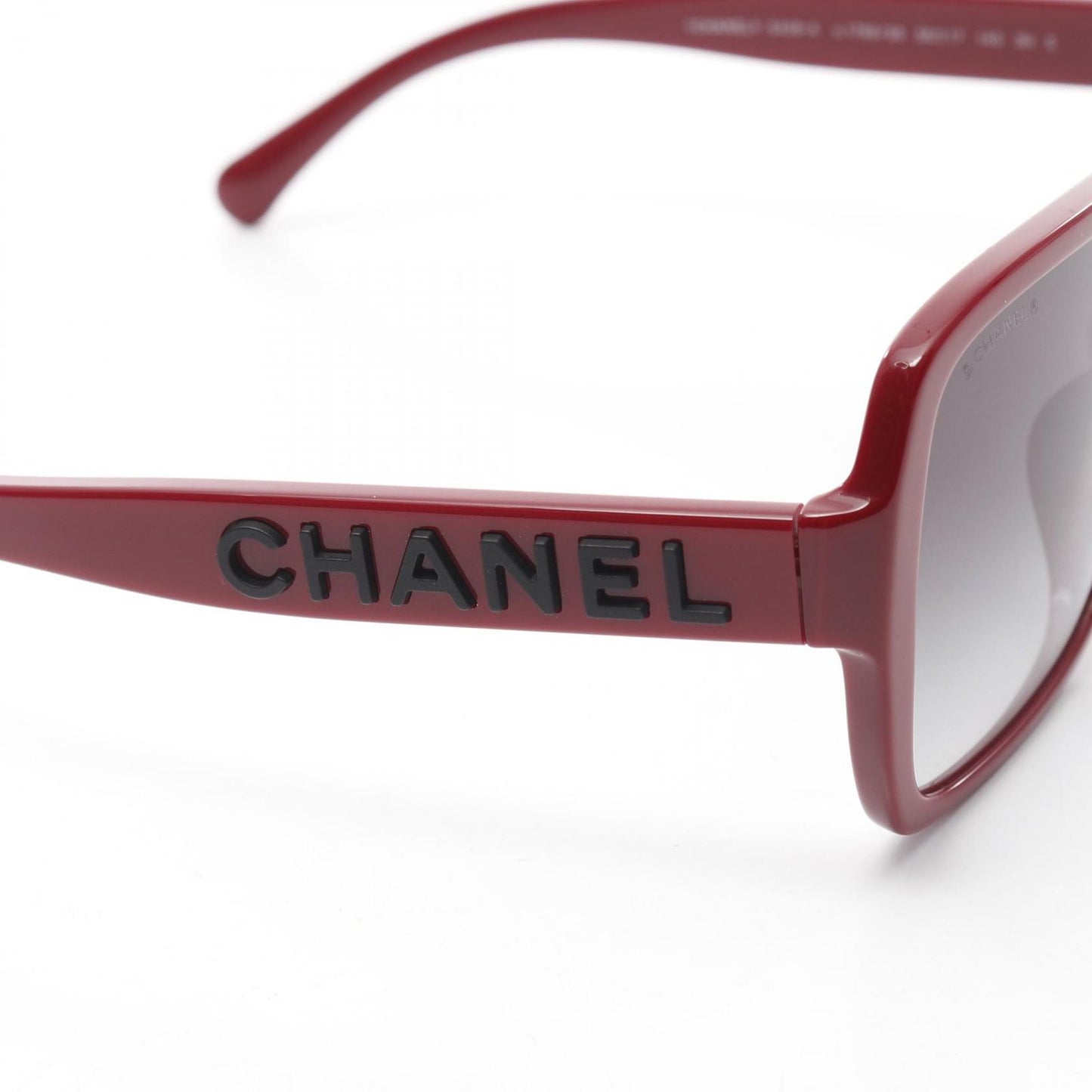 CHANEL Square Shape Eyewear Sunglasses 5408-A in Red