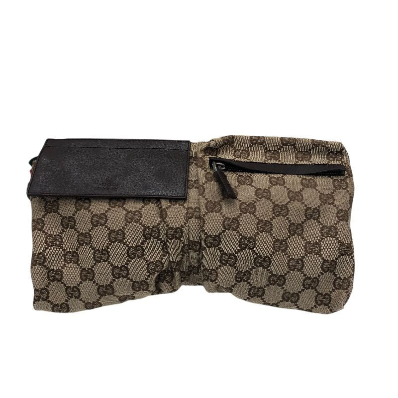 GUCCI GG Canvas Waist Bag - Beige GG Supreme Canvas for Women