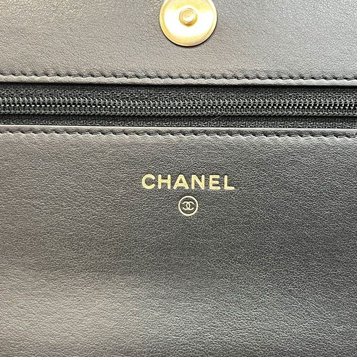 Chanel Boy Chanel Chain Wallet AP1117 - Black Caviar Skin 2017