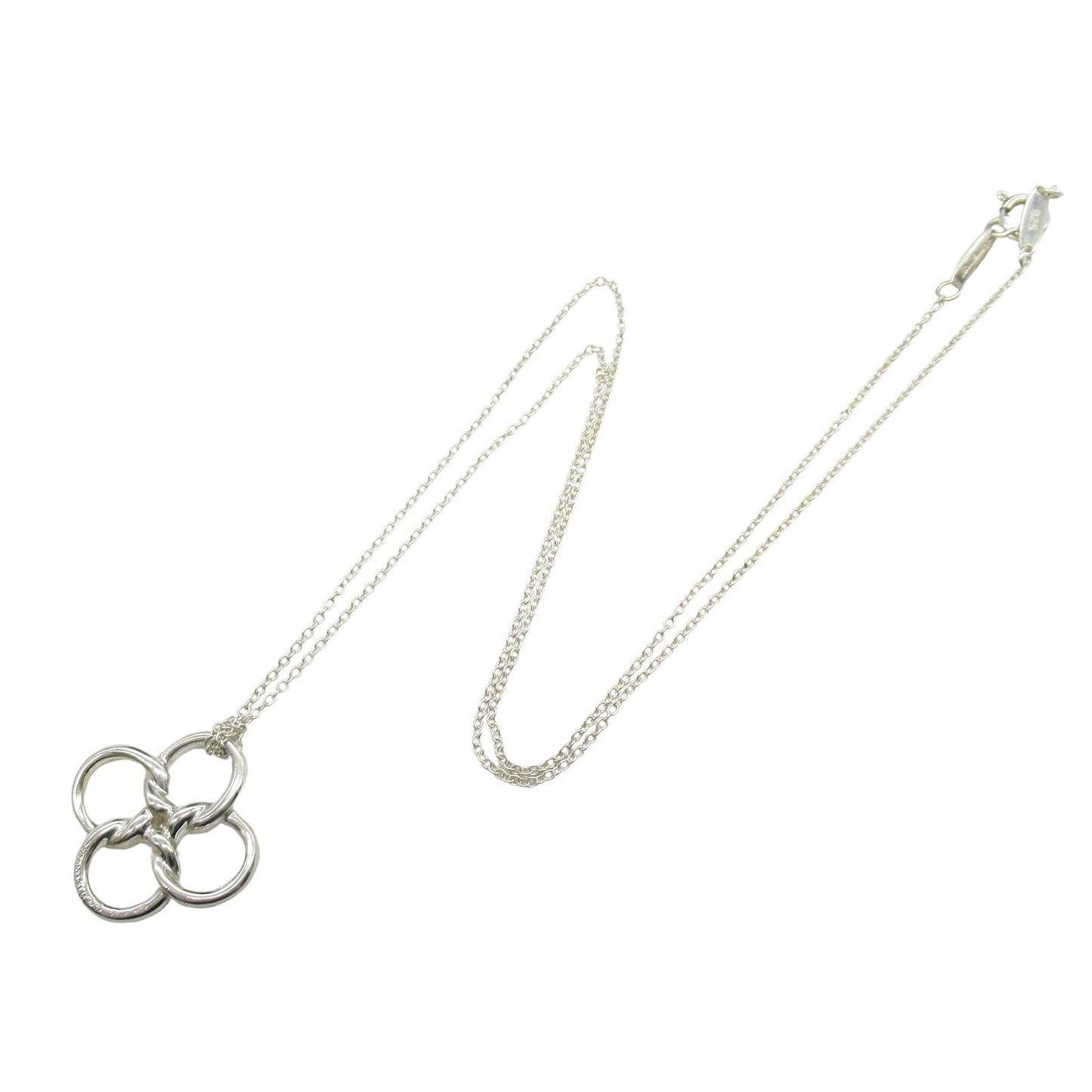 TIFFANY & CO. Quadrofoglio Necklace in Silver 925 - Exquisite Elegance