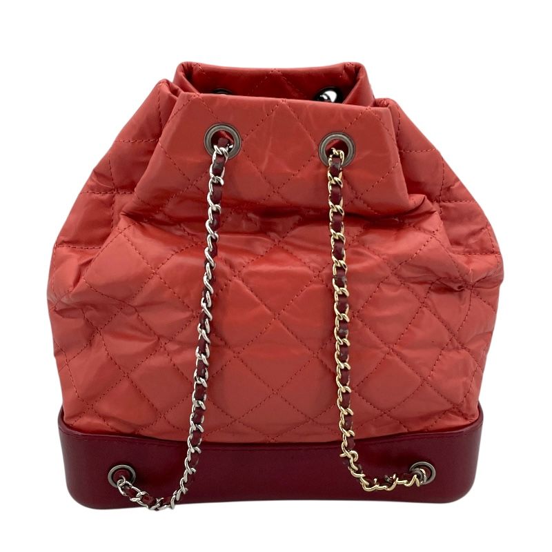 CHANEL Gabrielle Backpack A94485 - Pink Calfskin Luxury Bag