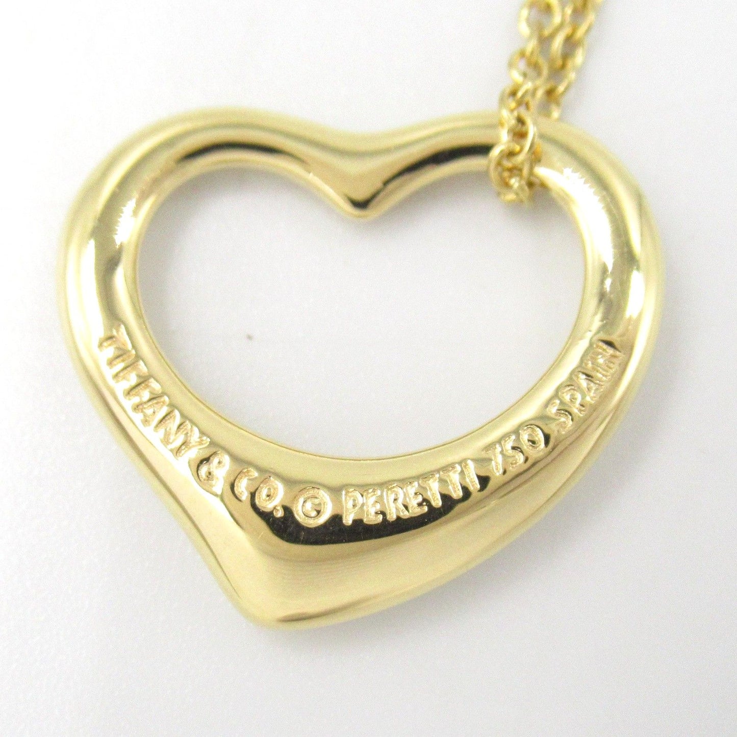 TIFFANY & CO Open Heart Necklace in 18K Yellow Gold - 42.5cm