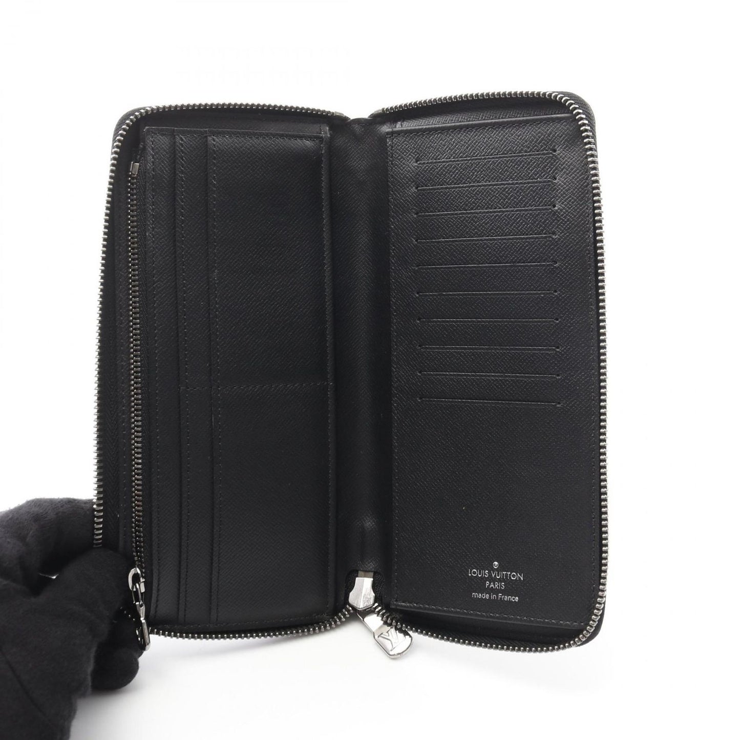 Louis Vuitton Monogram Eclipse Zippy Wallet Vertical - Timeless Elegance