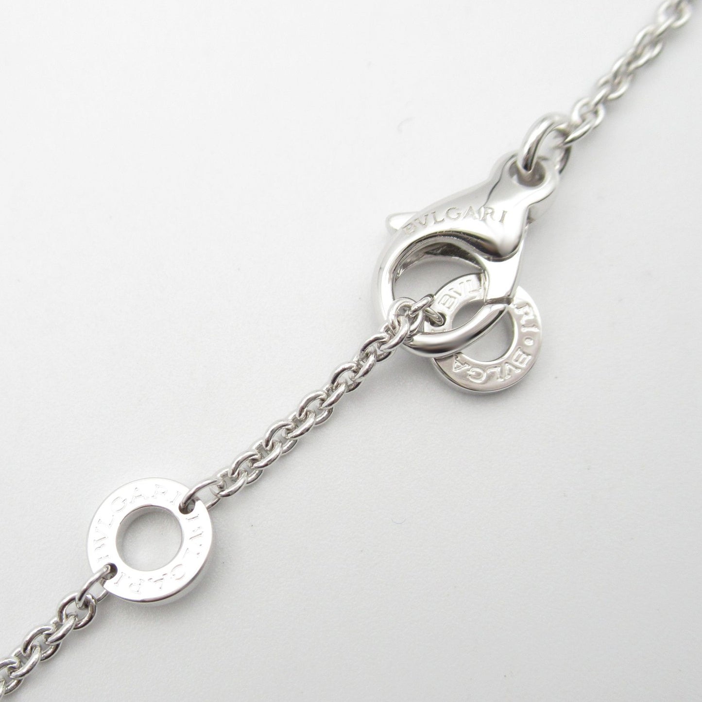 BVLGARI Parentesi Necklace in K18 White Gold - Timeless Elegance