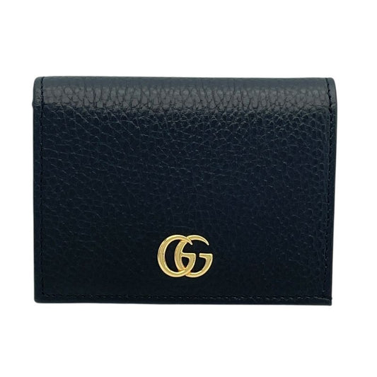 GUCCI GG Marmont Wallet in Black Leather - Timeless Elegance