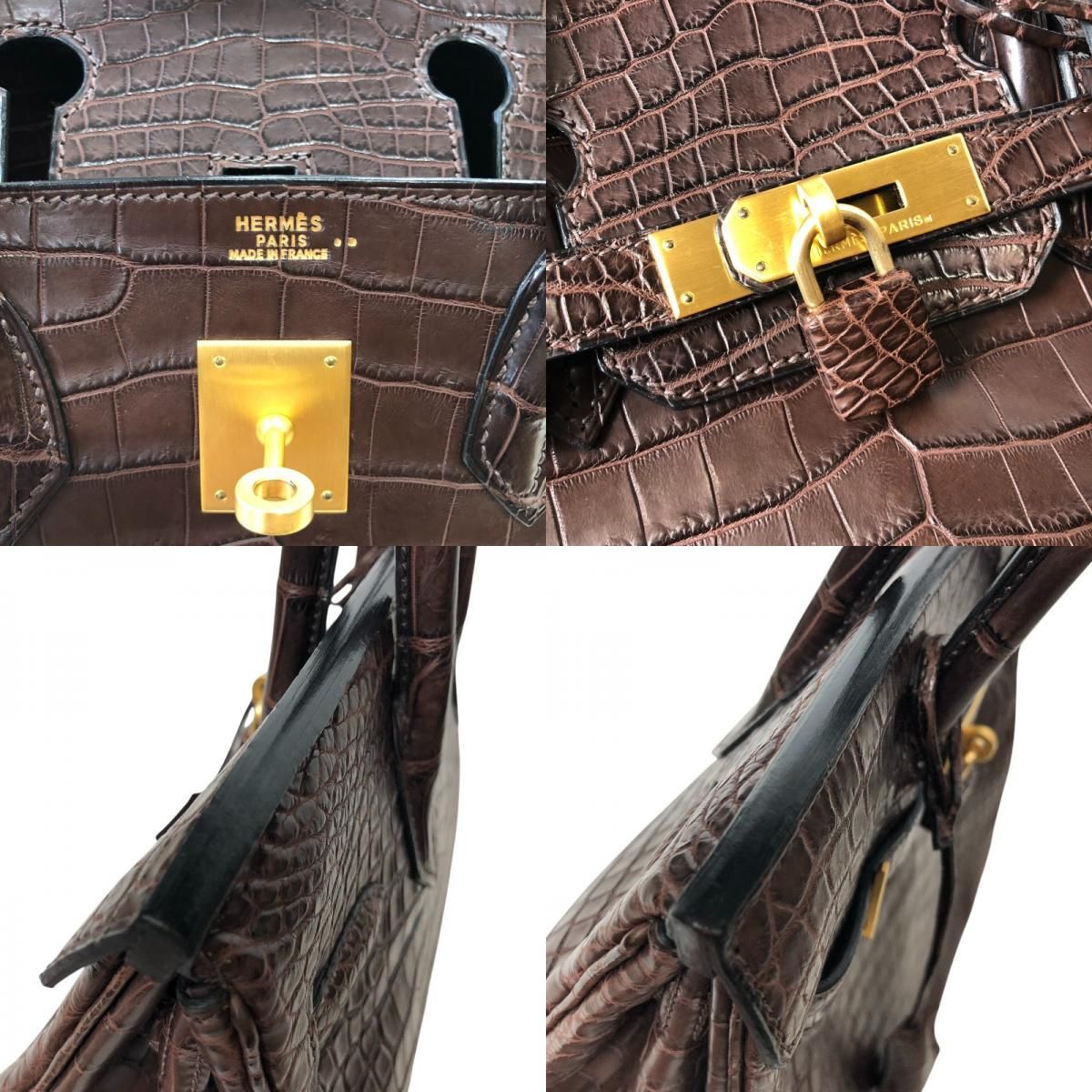 HERMES Birkin 30 in Grey Elephante with Gold Hardware - Iconic Luxury Handbag