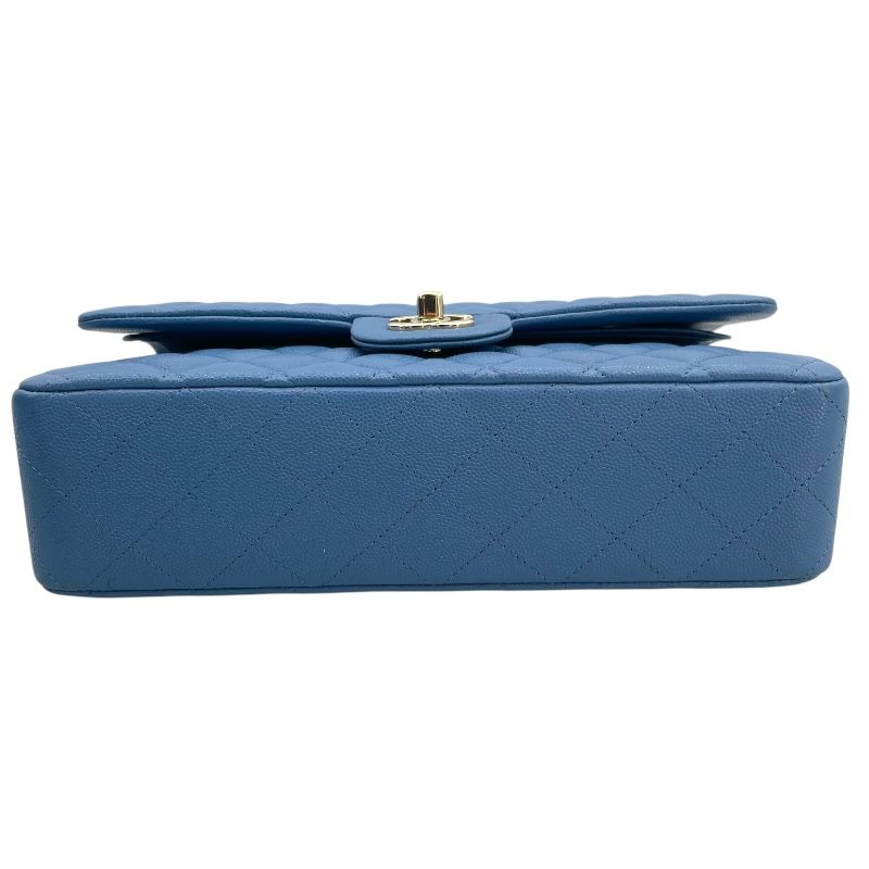 CHANEL Matelassé 25 Light Blue Caviar Skin Shoulder Bag