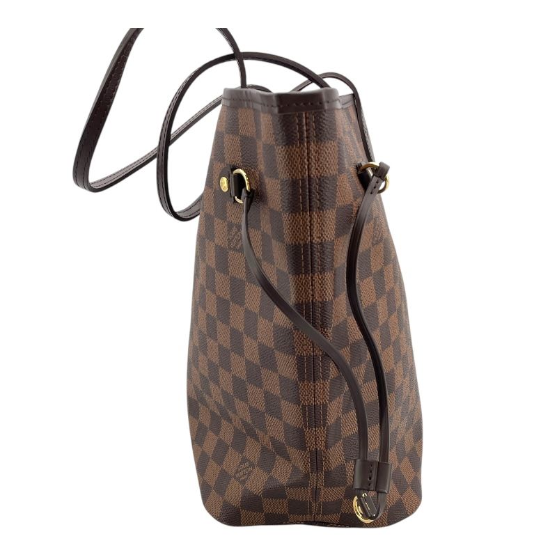 Louis Vuitton Neverfull MM Brown Damier Canvas Tote Bag