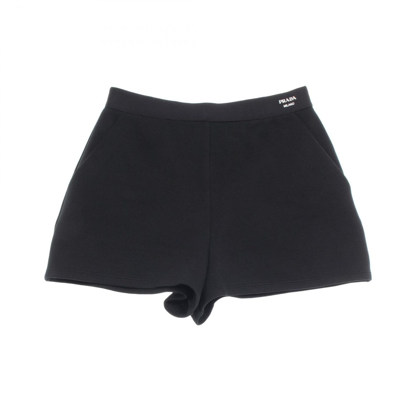 PRADA Women's Cotton Black Shorts - Timeless Elegance