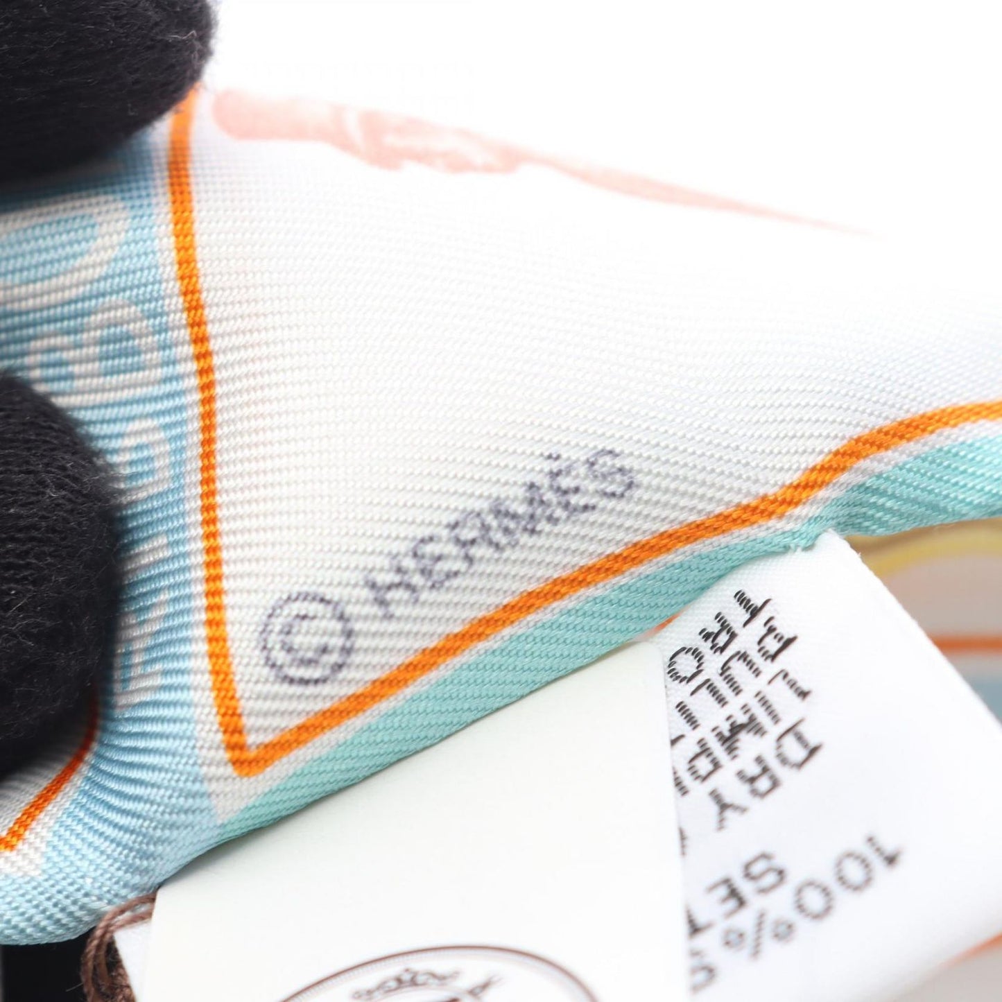 HERMES Twilly Scarf Funny Ice Cream Silk - Unused Luxury Accessory