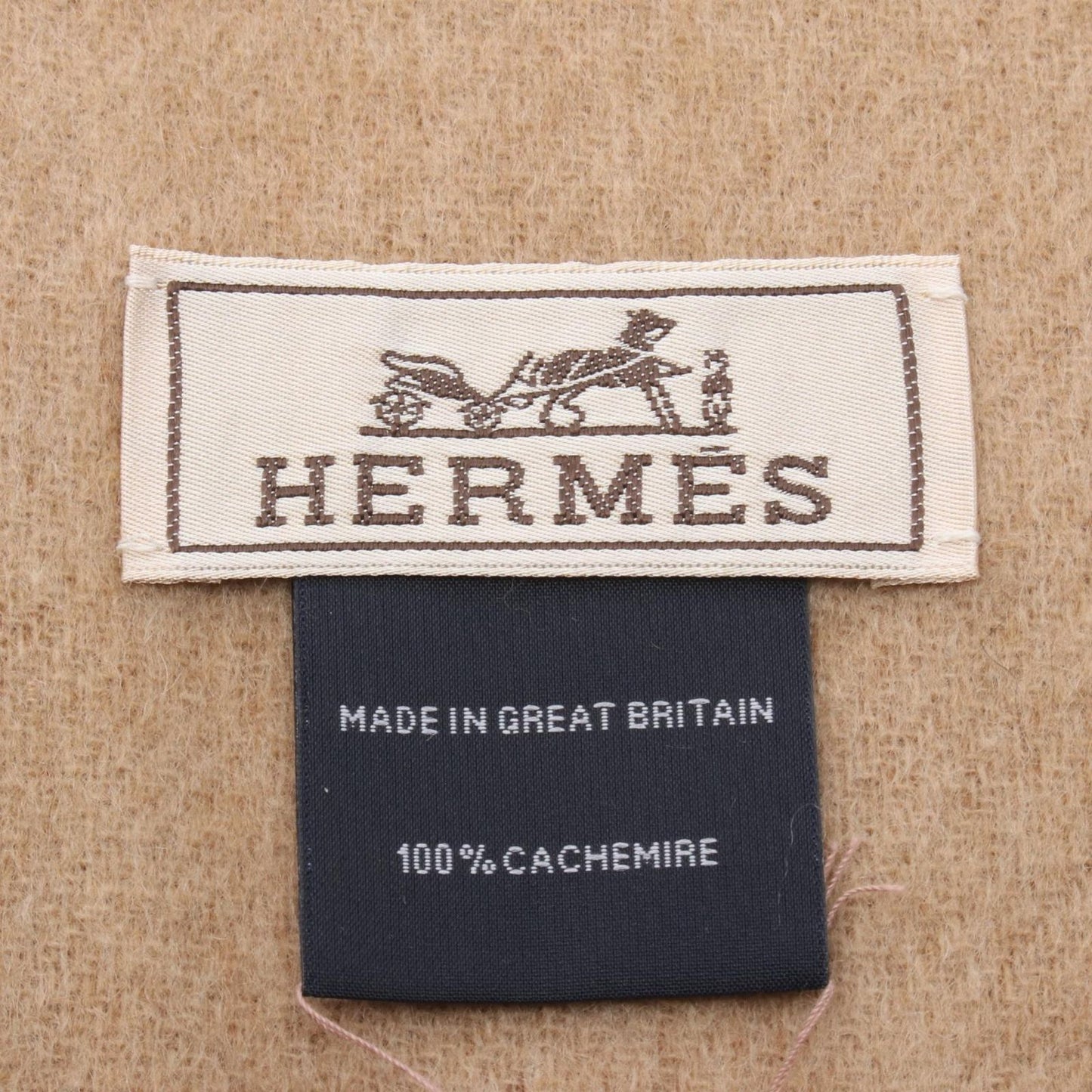 HERMES Recto Verso Cashmere Scarf - Unused Luxury Accessory