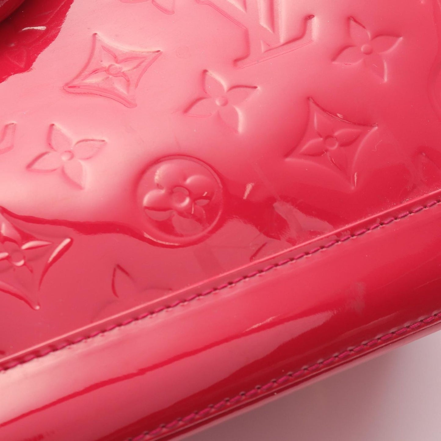 Louis Vuitton Alma PM Monogram Vernis Handbag in Magenta