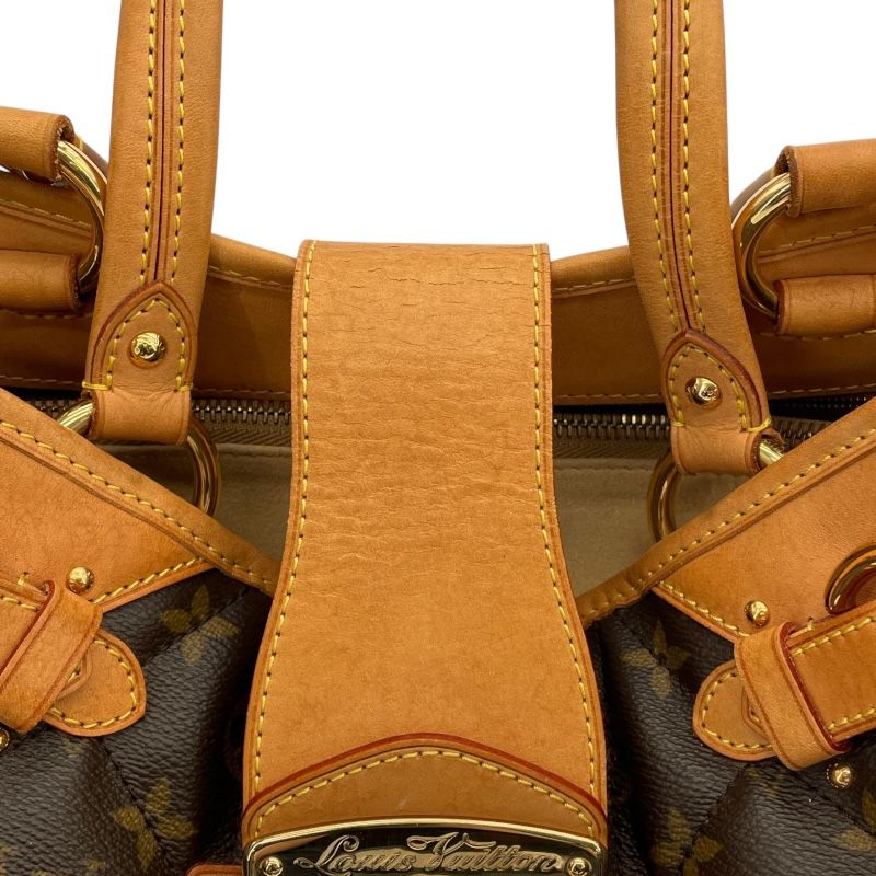 Louis Vuitton Monogram Canvas Shopper Handbag - Brown