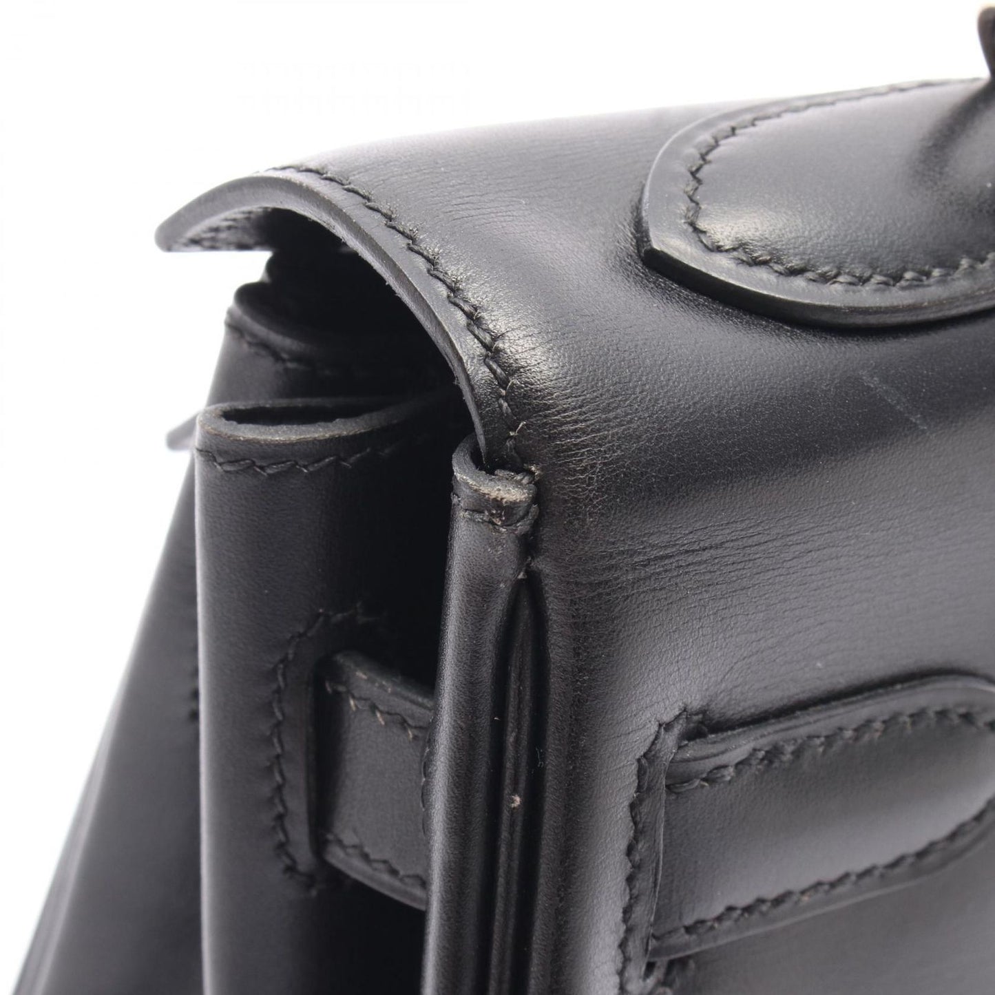 HERMES Kelly 32 Handbag in Black - Timeless Elegance