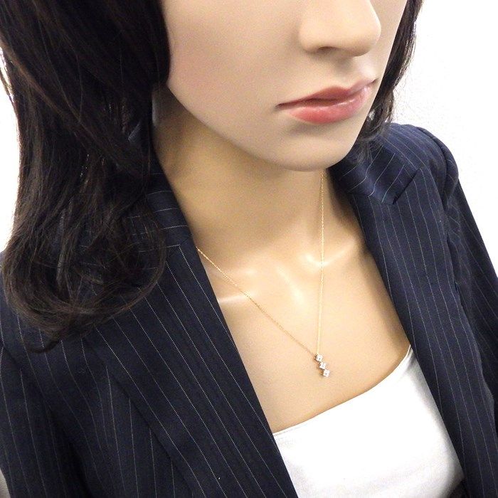 Exquisite 2-Way Diamond Necklace in K18 Yellow Gold - 0.30ct