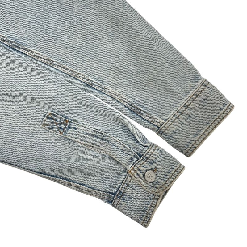 OFF-WHITE Indigo Printed Denim Jacket for Men - Exclusive Style