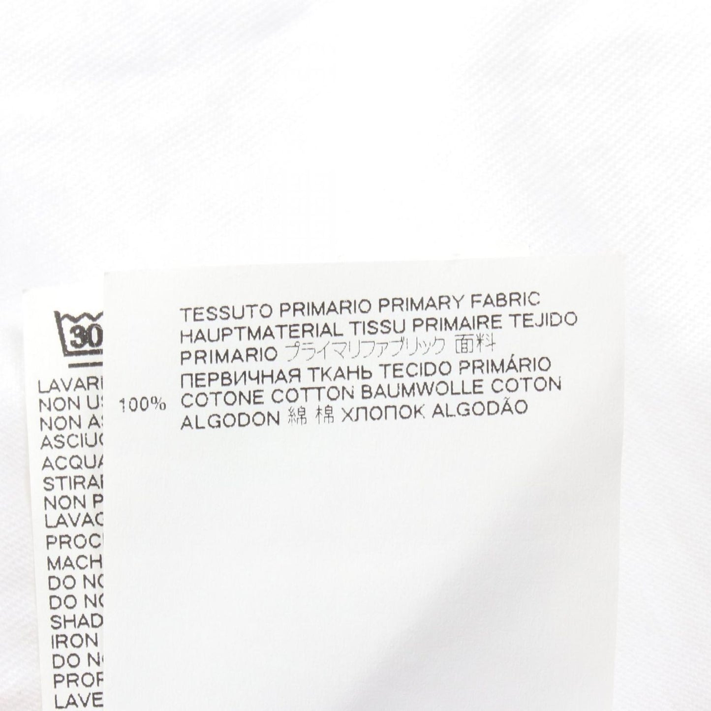 MM6 Numeric Signature White Cotton T-Shirt - Unisex