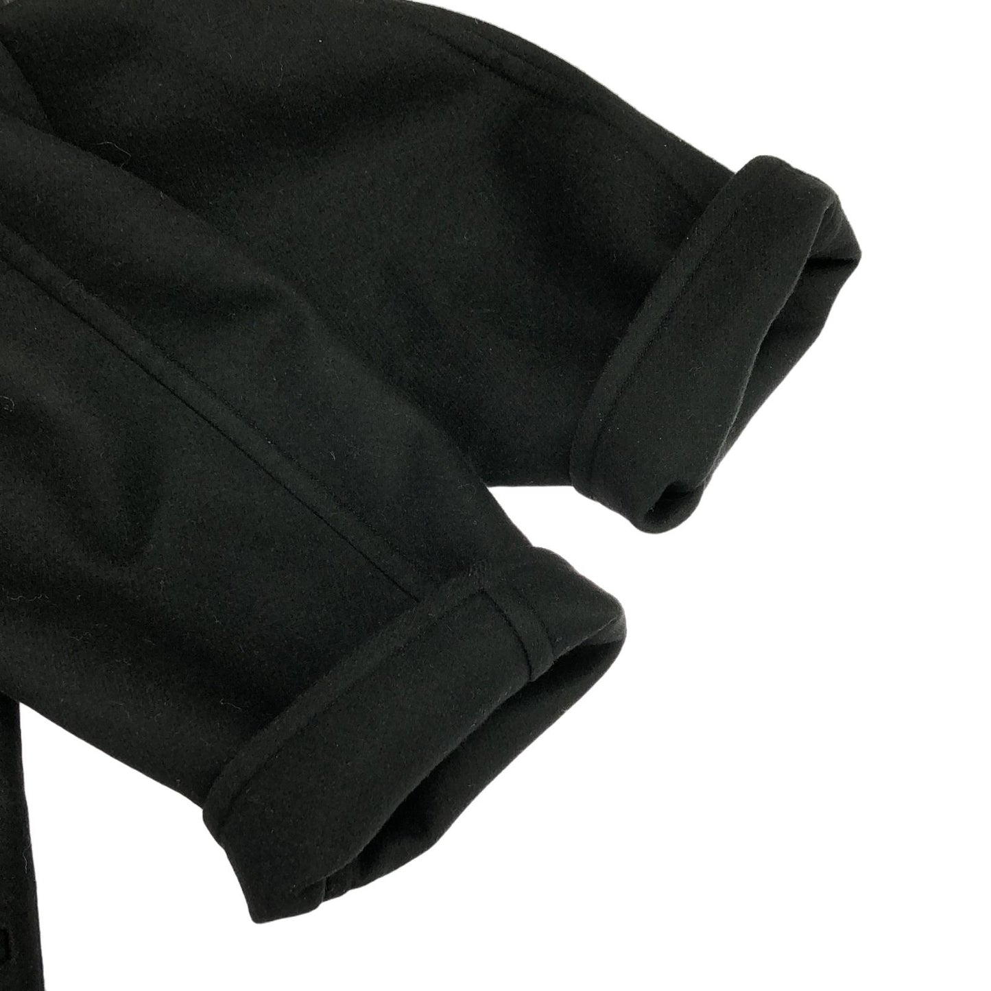 HERMES Black Cashmere Coat - Timeless Elegance
