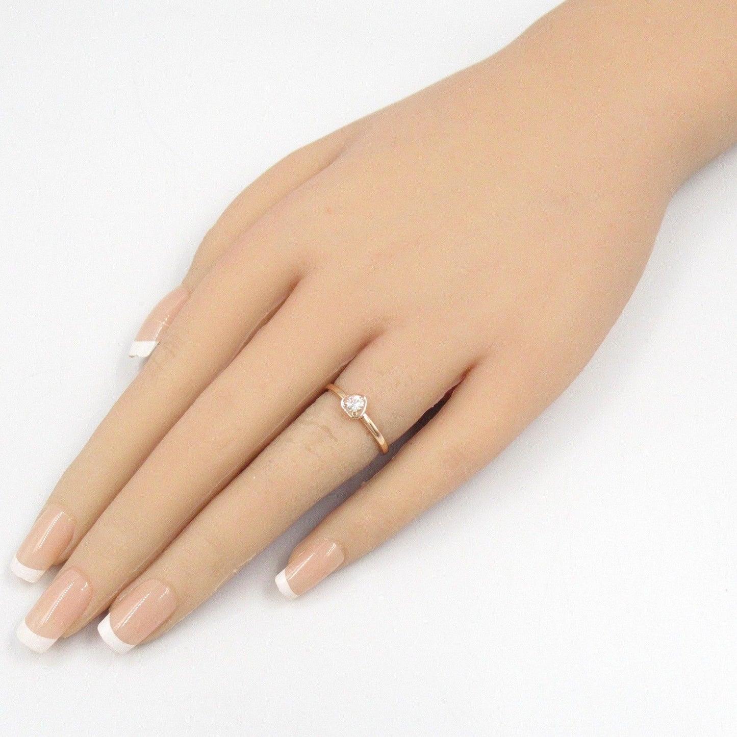 CARTIER Heart Diamond Ring in 18K Pink Gold - Exquisite Elegance