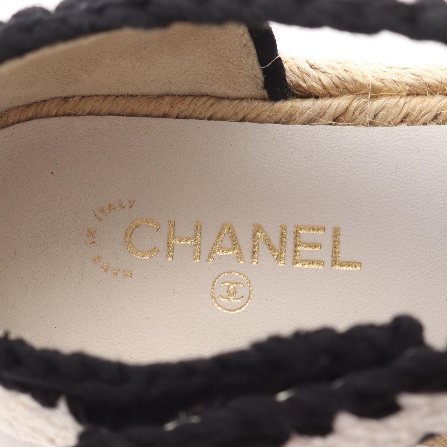 CHANEL Coco Mark Leather Sandals - Timeless Elegance in White & Black