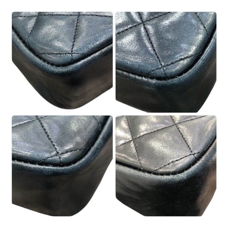 CHANEL Matelassé Chain Handbag - Black Lambskin, Iconic Elegance