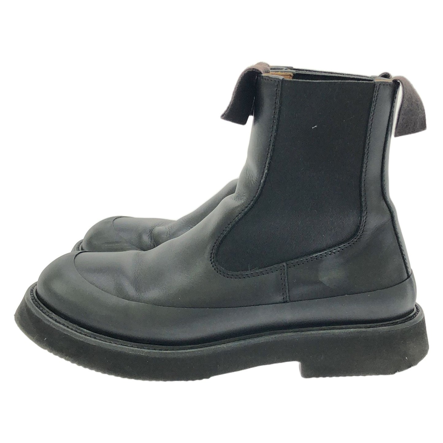 CELINE Black Leather Boots - Timeless Elegance in Size 37.5