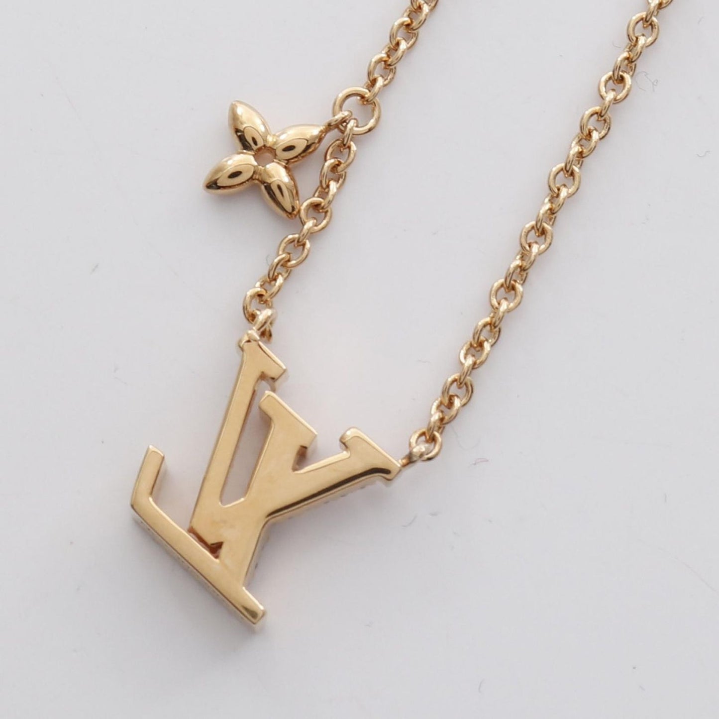 Louis Vuitton Iconic LV Necklace in Gold Plated Finish