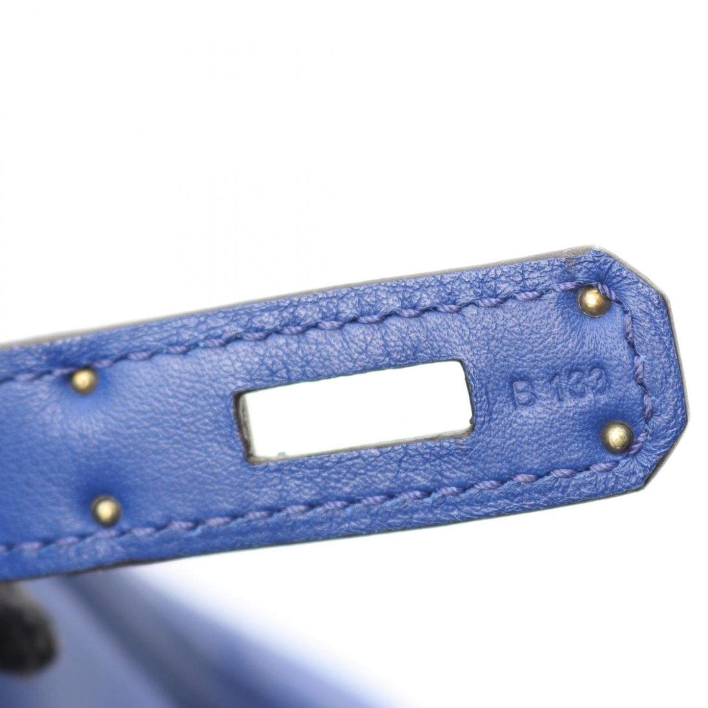 HERMES Birkin 30 Electric Blue Handbag - Timeless Elegance