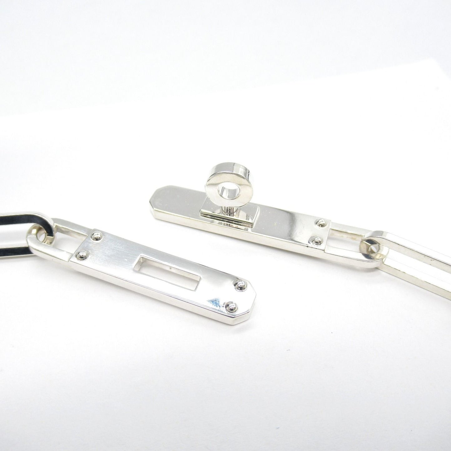 HERMES Kelly Chain Necklace in Silver 925 - Timeless Elegance