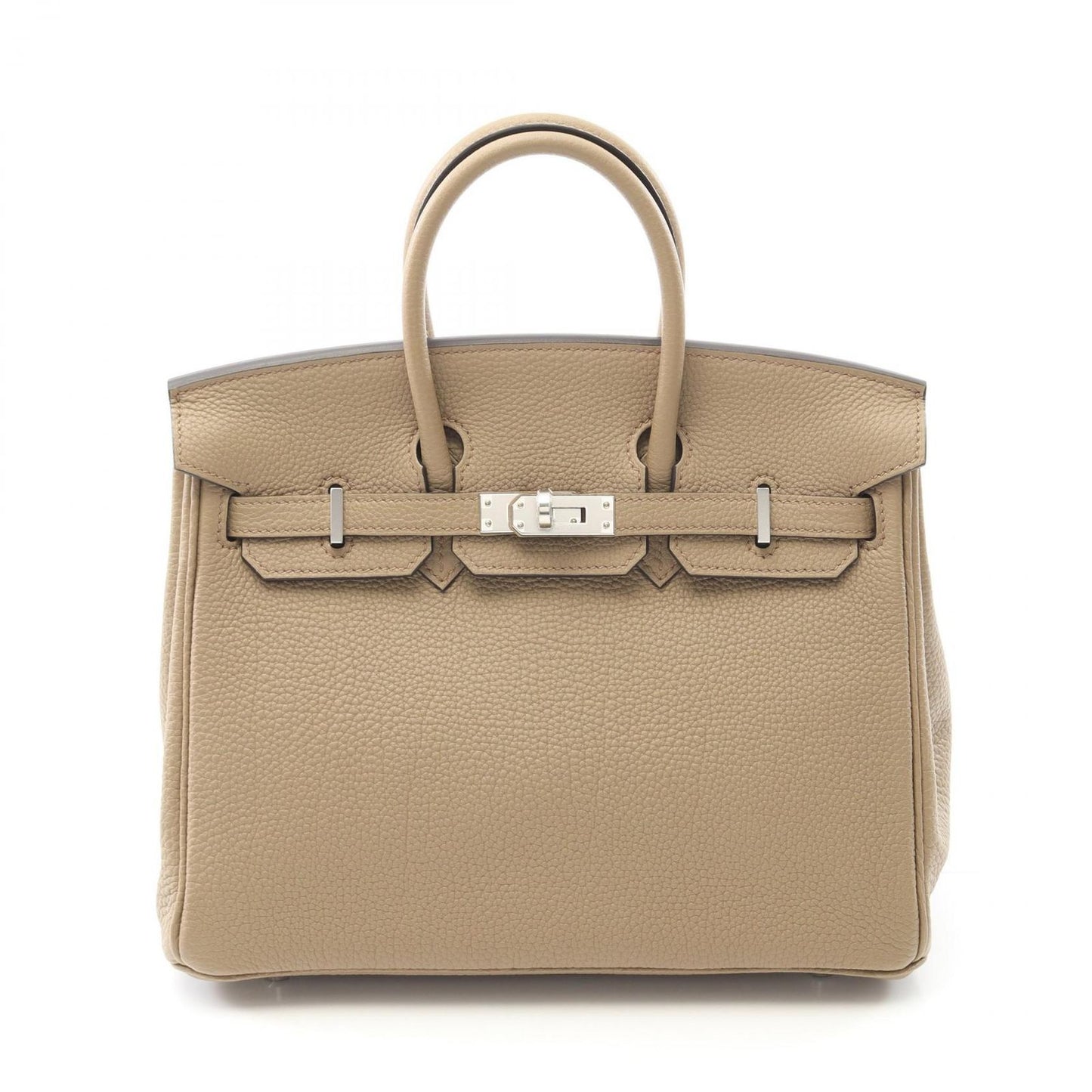 HERMES Birkin 25 Handbag in Beige Togo - Timeless Elegance