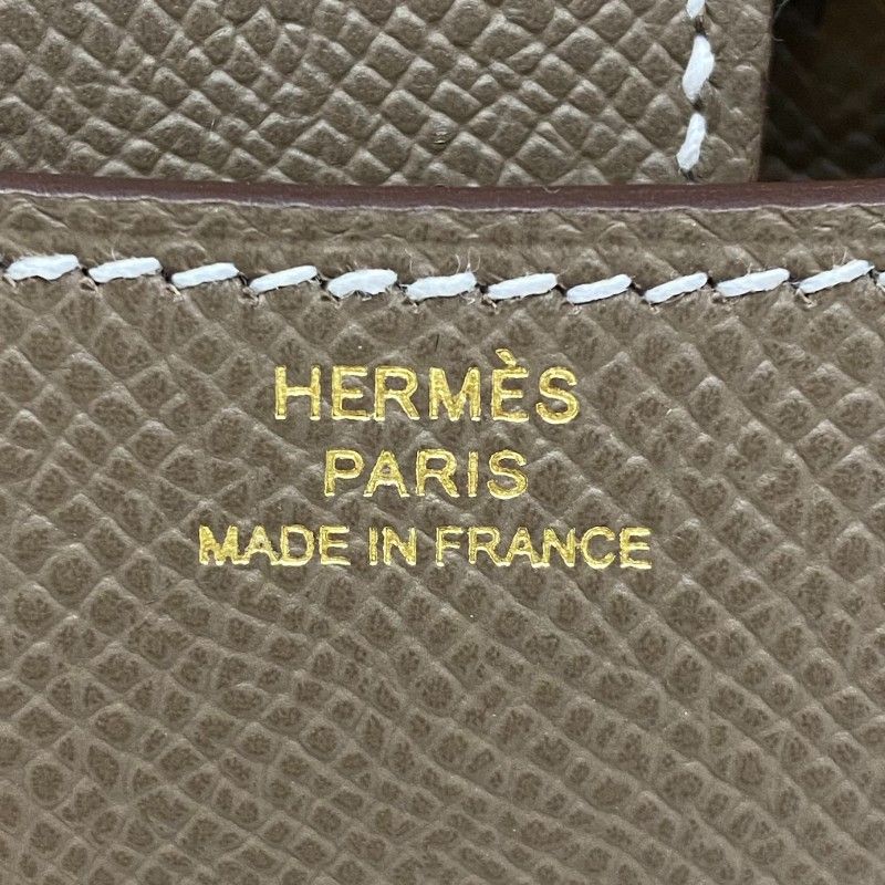 HERMES Constance 3 Mini in Etoupe with Gold Hardware - Exquisite Craftsmanship