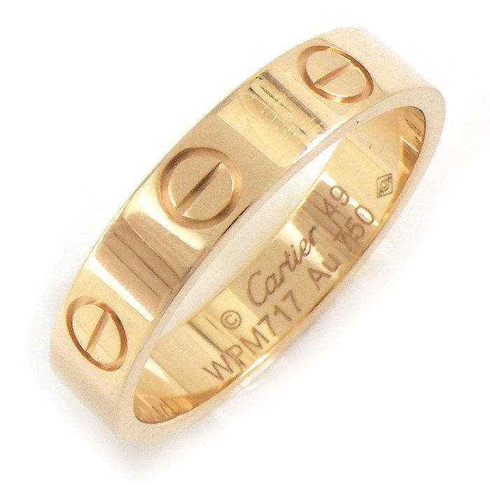 Cartier Love Ring Small Model K18 Pink Gold - Size 9