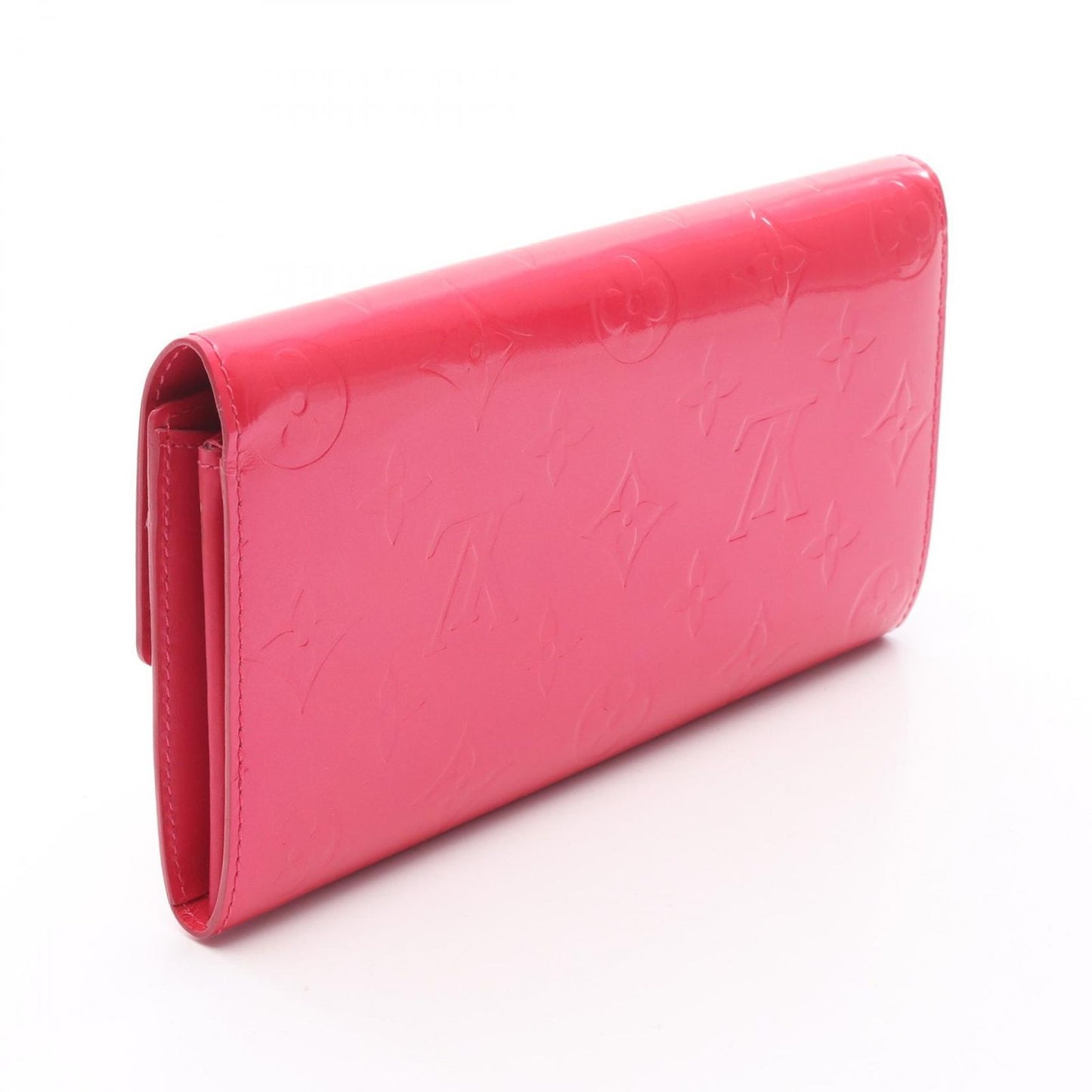 Louis Vuitton Fuchsia Pink Vernis Leather Wallet - Exclusive Design