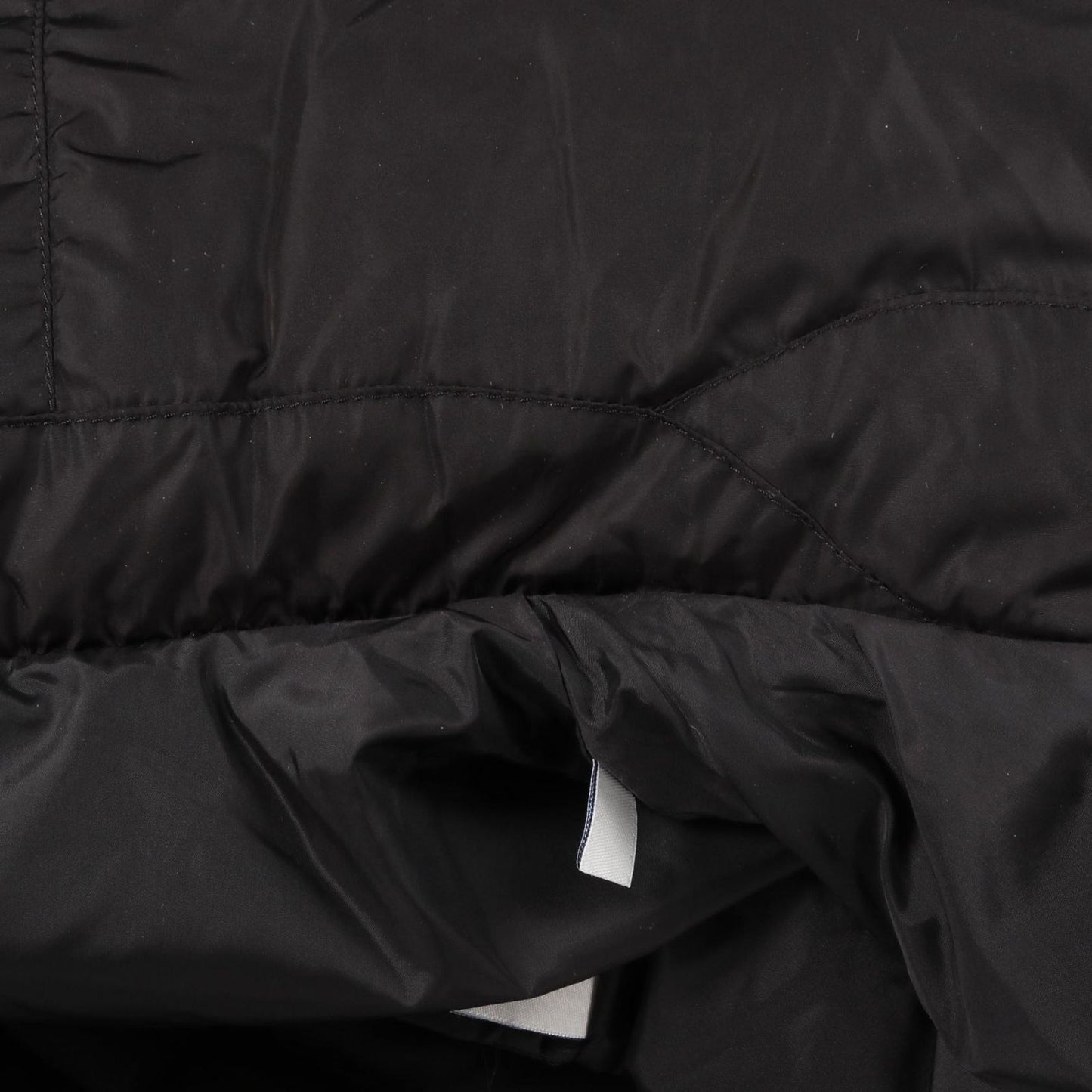 MONCLER FLAMMETTE Down Jacket - Black Nylon, Size S