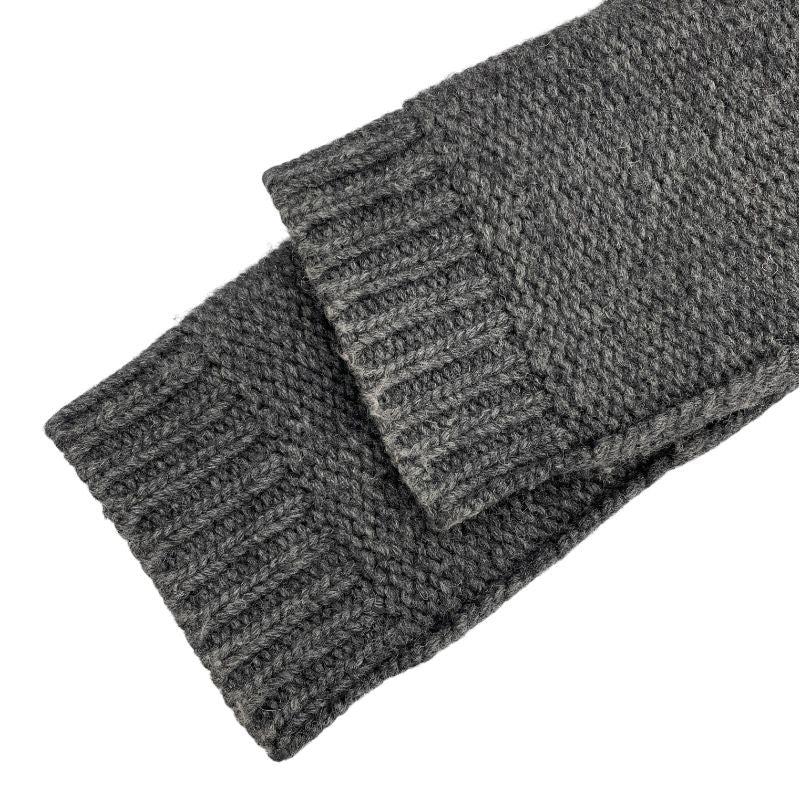 Emporio Armani Women's Grey Wool Knit Jacket - Timeless Elegance