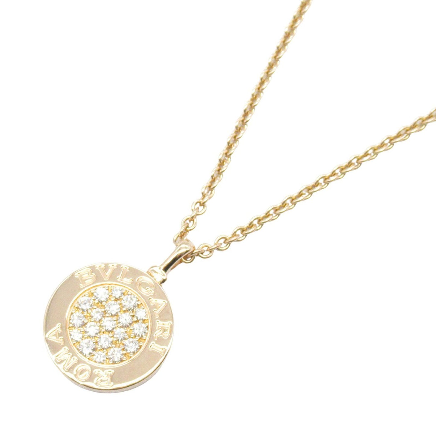 BVLGARI Bvlgari Necklace with Onyx and Diamonds in 18K Pink Gold