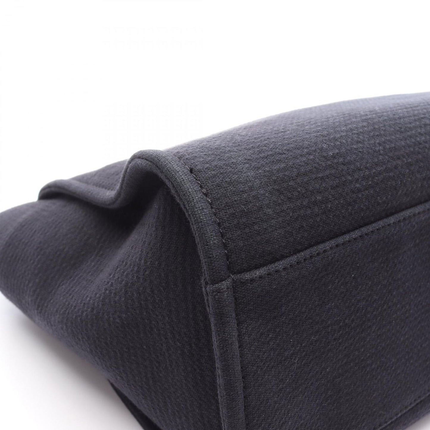 CHANEL Deauville Tote Bag A66941 in Black Canvas & Leather