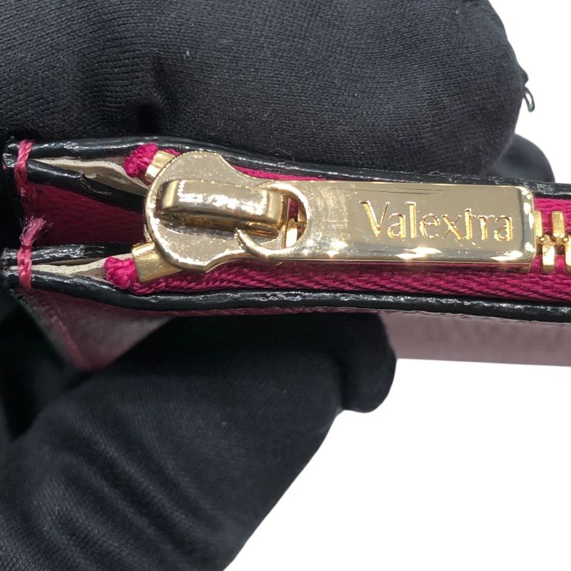 VALEXTRA Magenta Fragment Case with Gold Hardware - Exquisite Craftsmanship