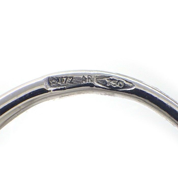 GUCCI Horsebit Swing Drop Earrings in K18 White Gold