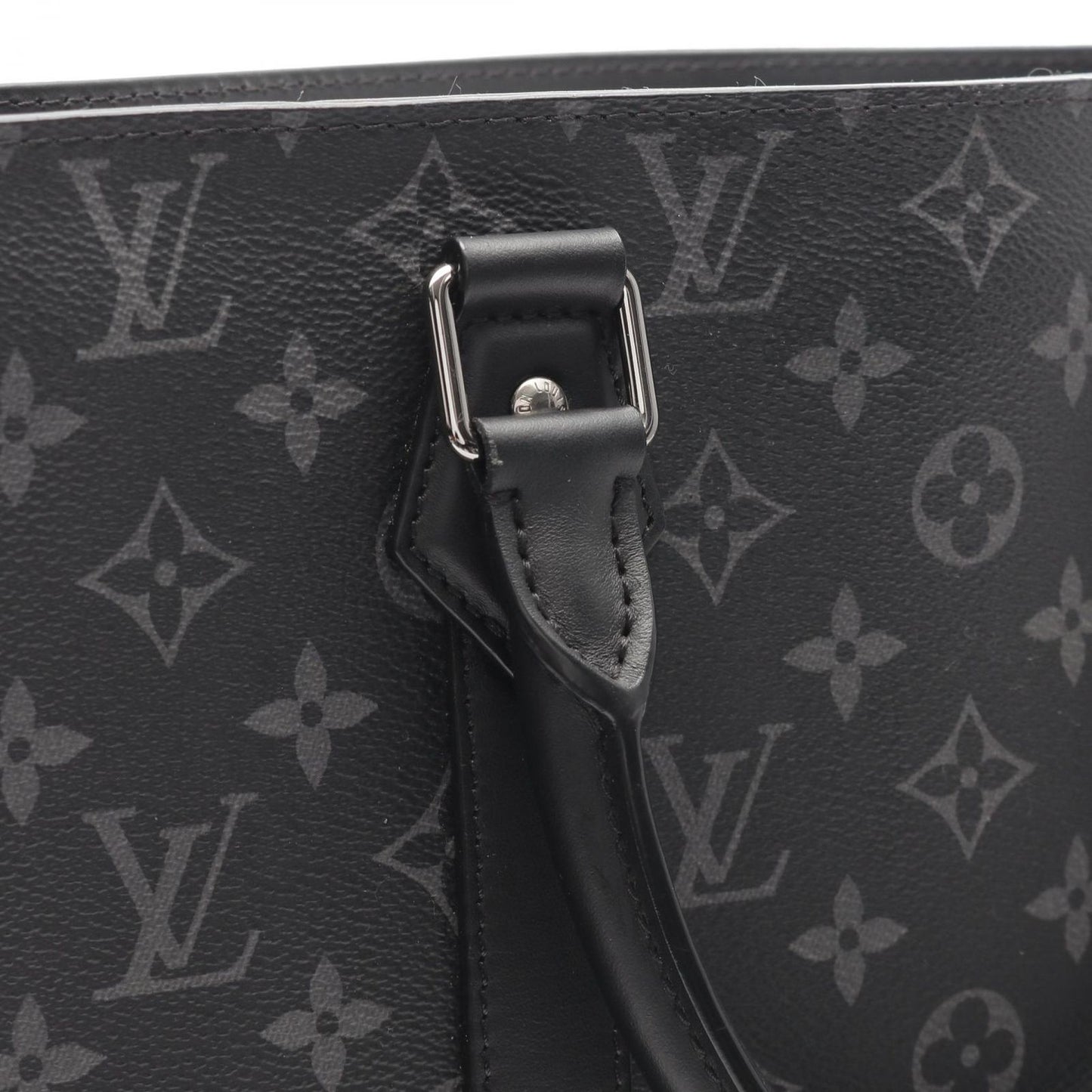Louis Vuitton Monogram Eclipse Sac Plat Tote Bag - Timeless Elegance