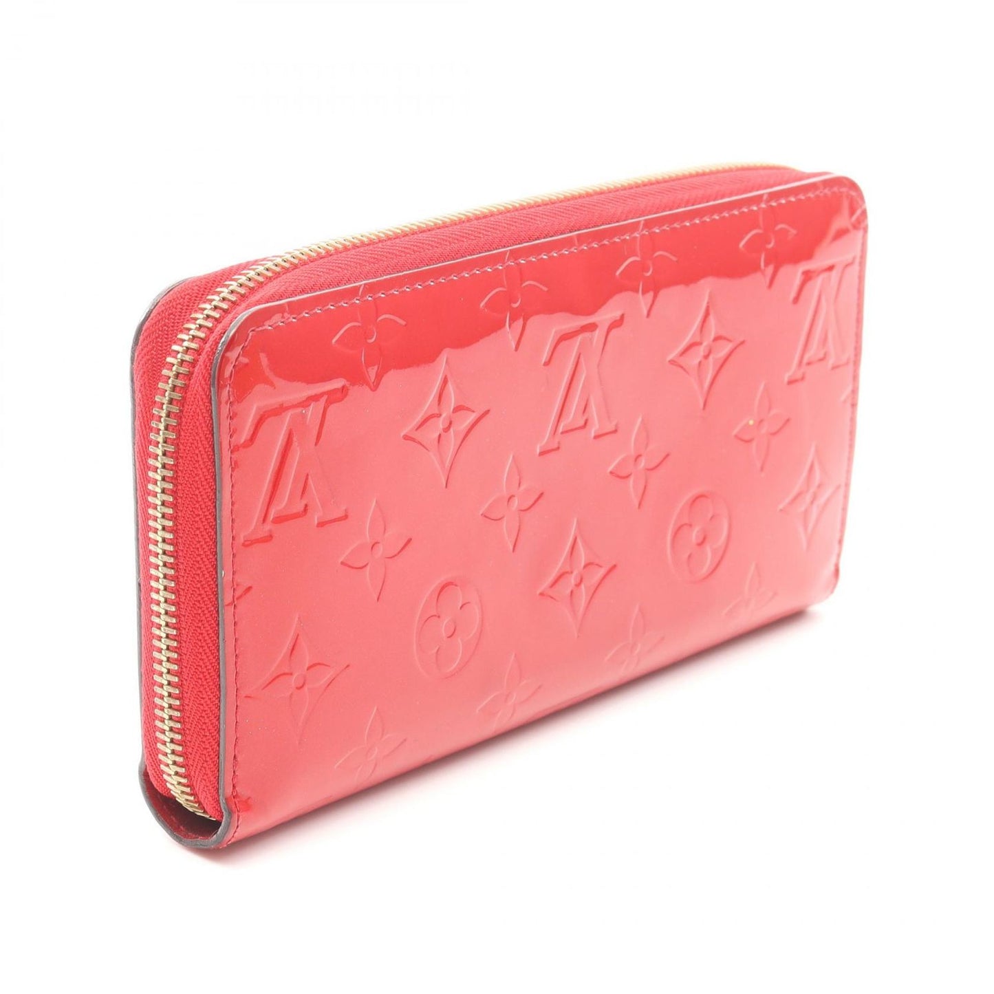 Louis Vuitton Zippy Wallet in Cherry Vernis Leather - Timeless Elegance