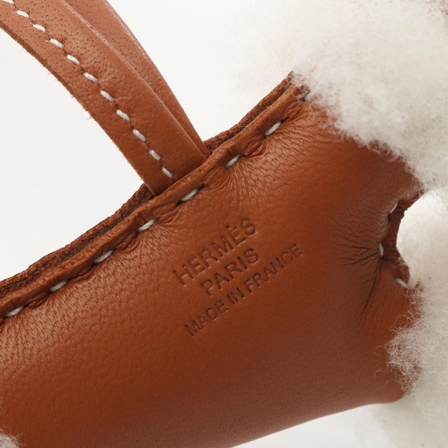 HERMES Buddy Charm in Gold Mouton - Unused Luxury Accessory