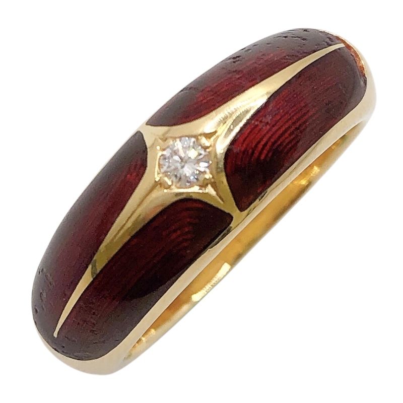 Fabergé K18 Yellow Gold Diamond Ring - Exquisite Craftsmanship