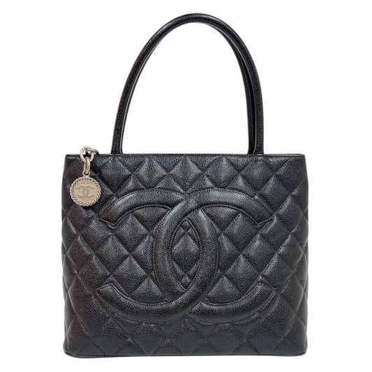 CHANEL Reissue Tote A01804 Black Caviar Leather Handbag