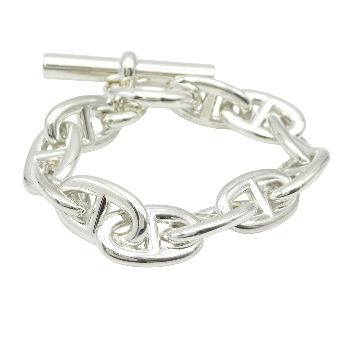 HERMES Chaine d'Ancre TGM Bracelet in Silver 925 - Timeless Elegance